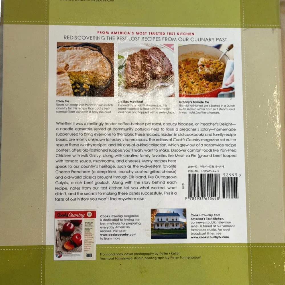 Cooks Country Best Lost Suppers Hardcover Cookbook Americas Test Kitchen
